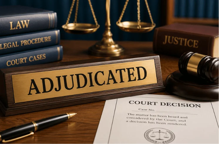 Adjudicated