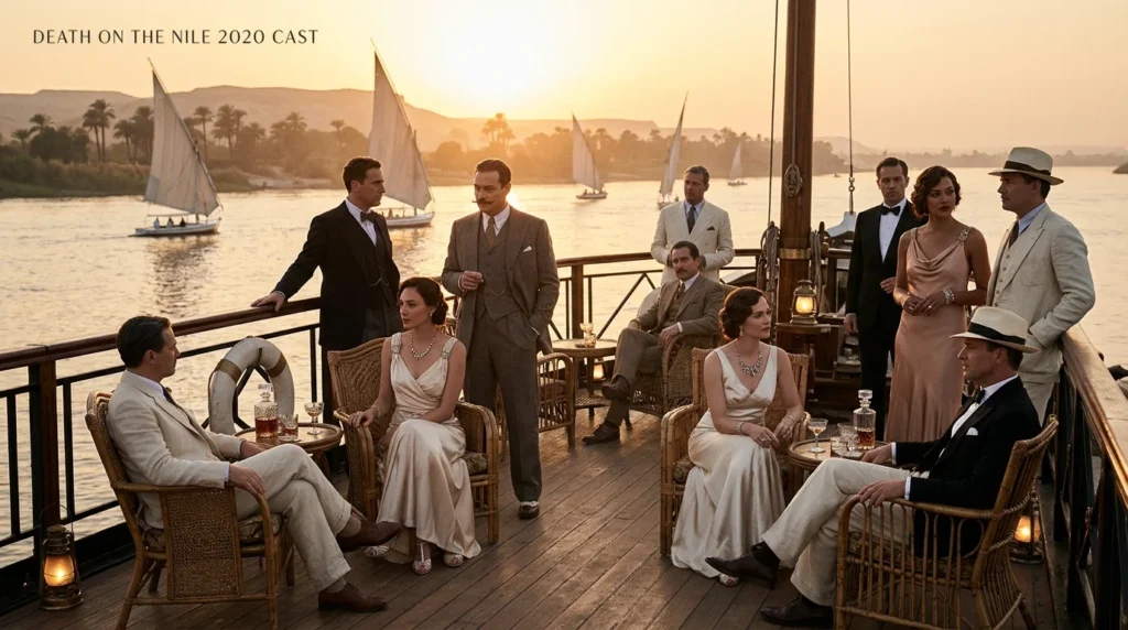 Tom Bateman and Annette Bening as Bouc and Euphemia